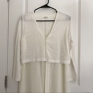 Cardigan long beech S
